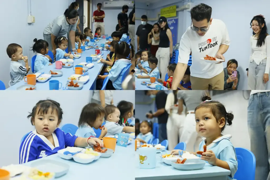 บริษัททำถูก ร่วมป้อนอาหารให้กับน้องๆ มูลนิธิบ้านนกขมิ้น